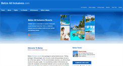 Desktop Screenshot of belizeallinclusives.com